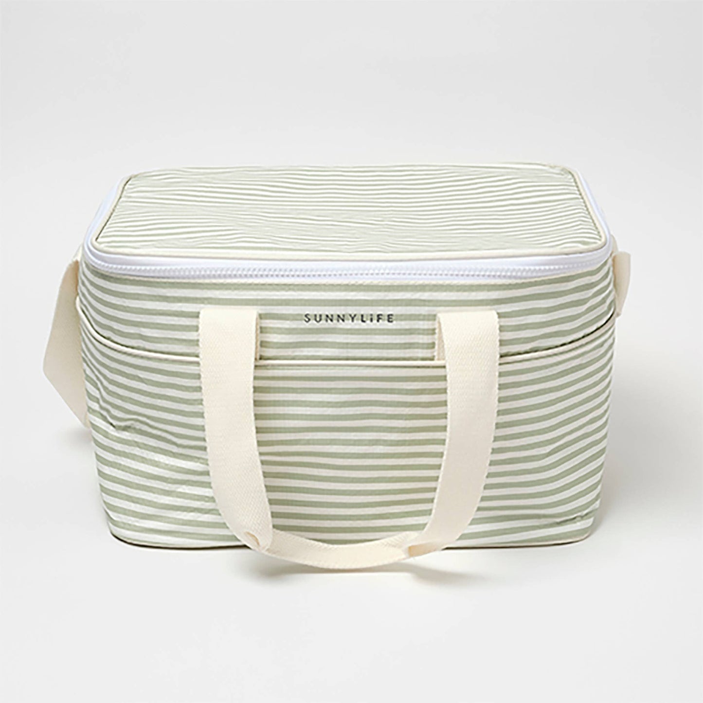 Light Cooler Bag La Palma Sage Stripe