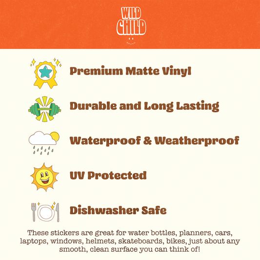 Summer Camp California Sticker