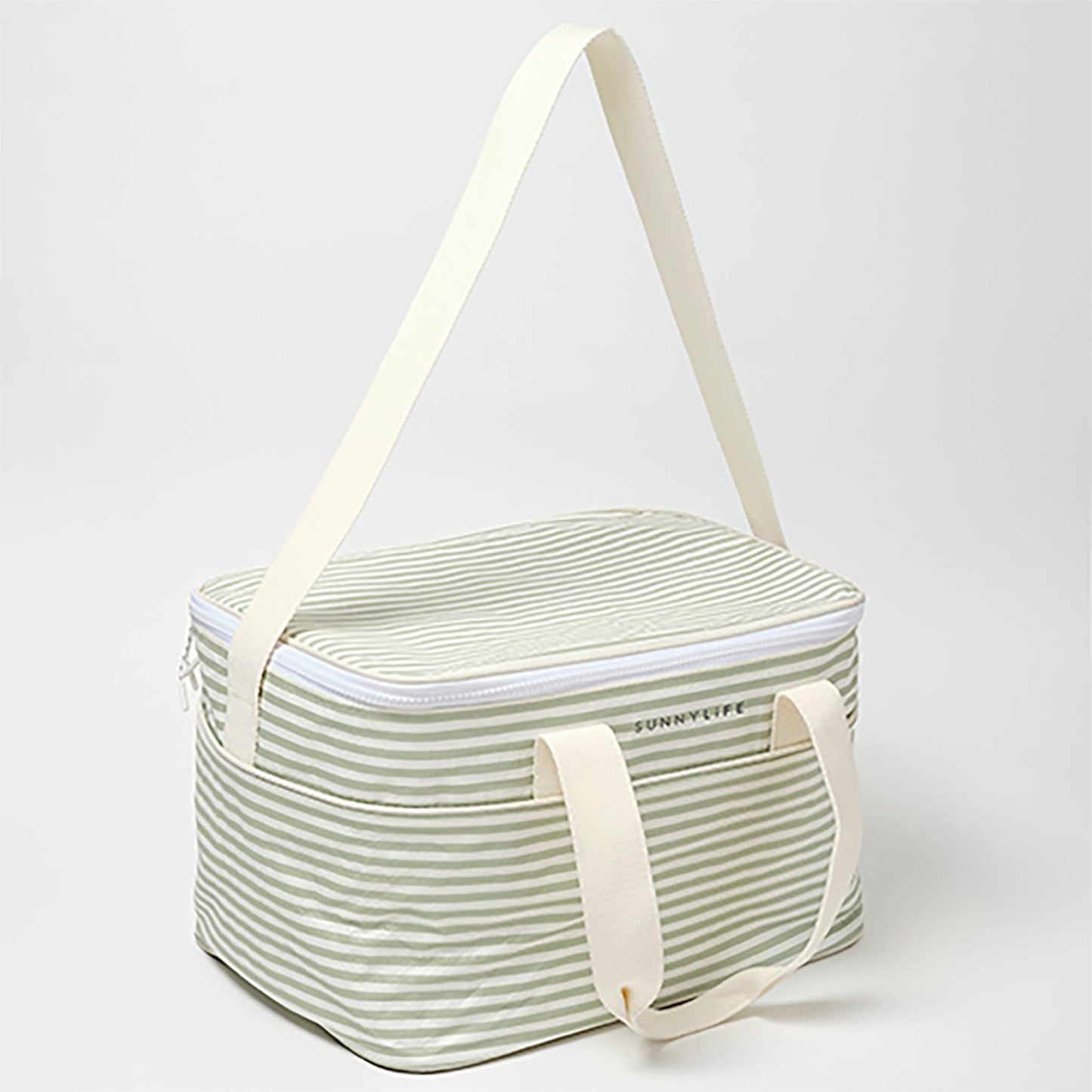 Light Cooler Bag La Palma Sage Stripe