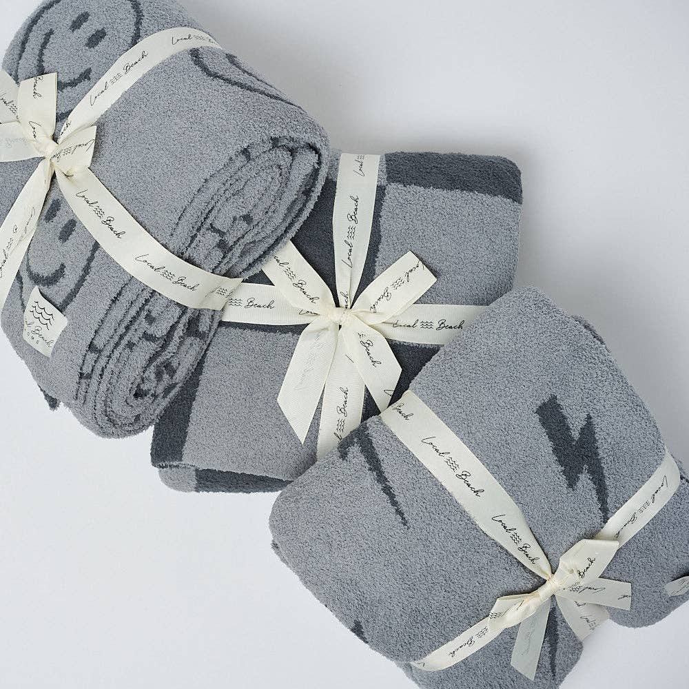 Smiley Luxe Home Blanket