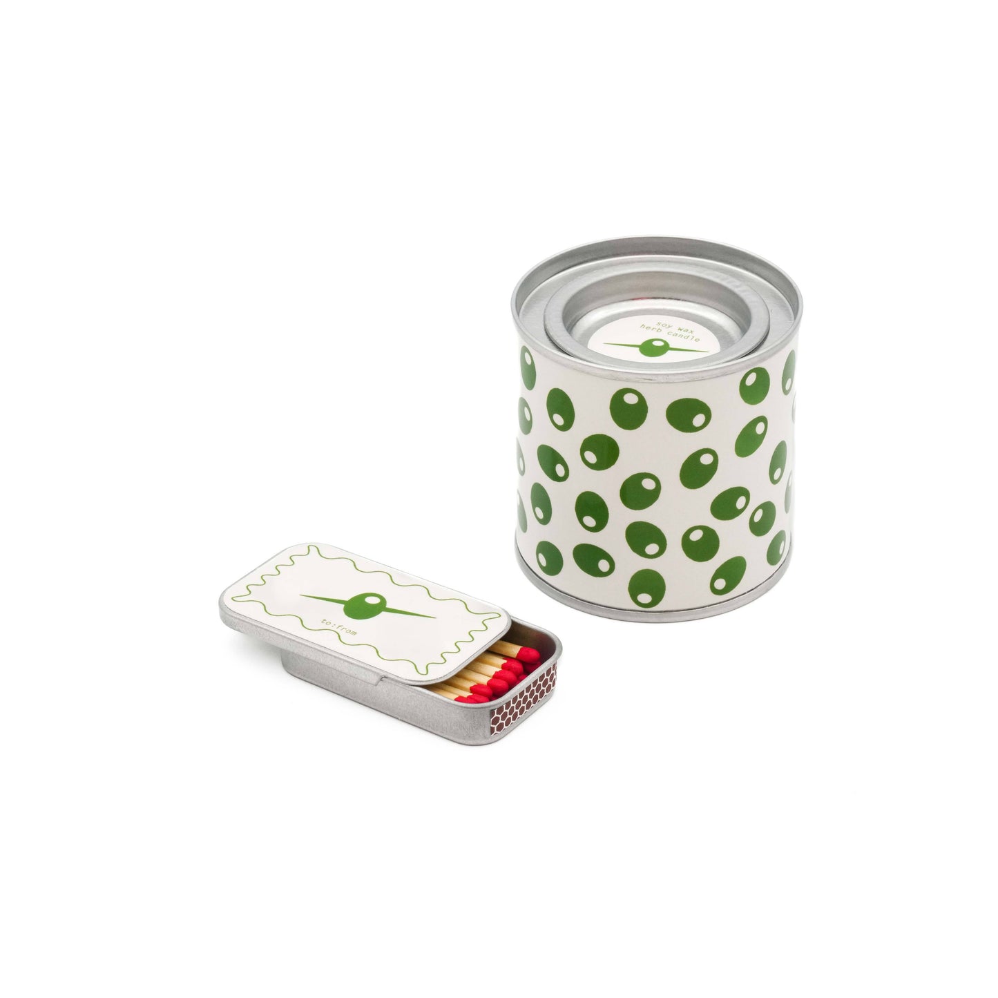 Olives matchbox