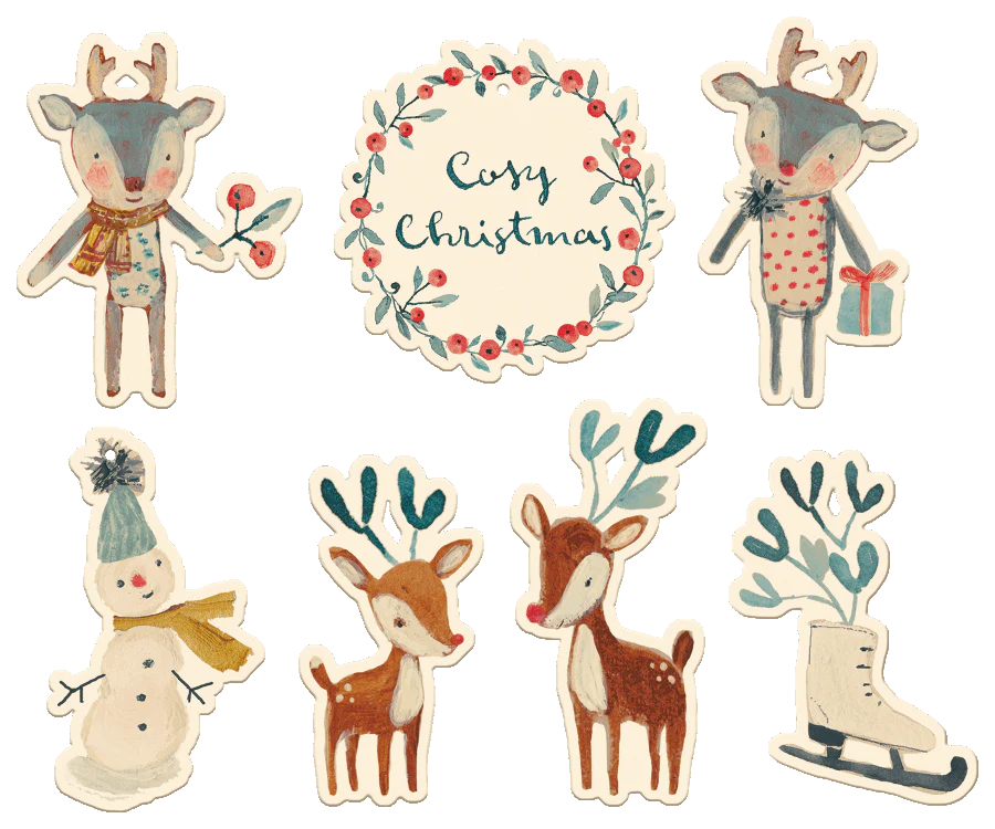 Cozy Christmas Gift Tags
