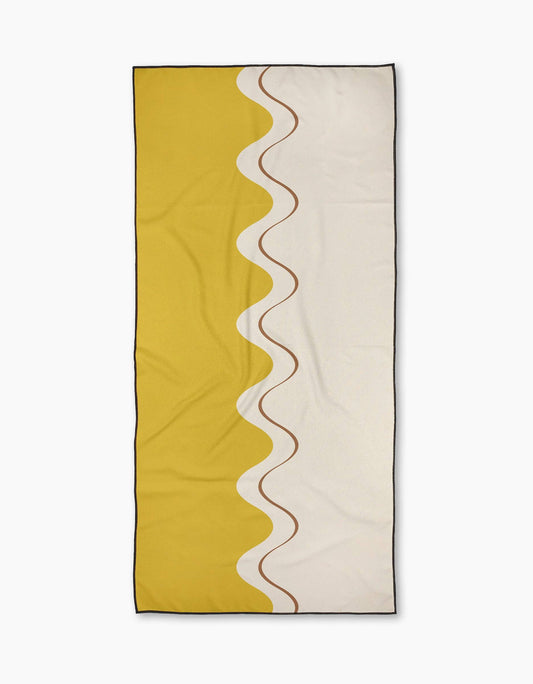 Golden Tide Beach Towel