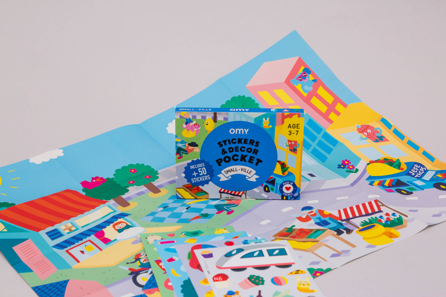 Small-Ville Sticker Decor Pocket