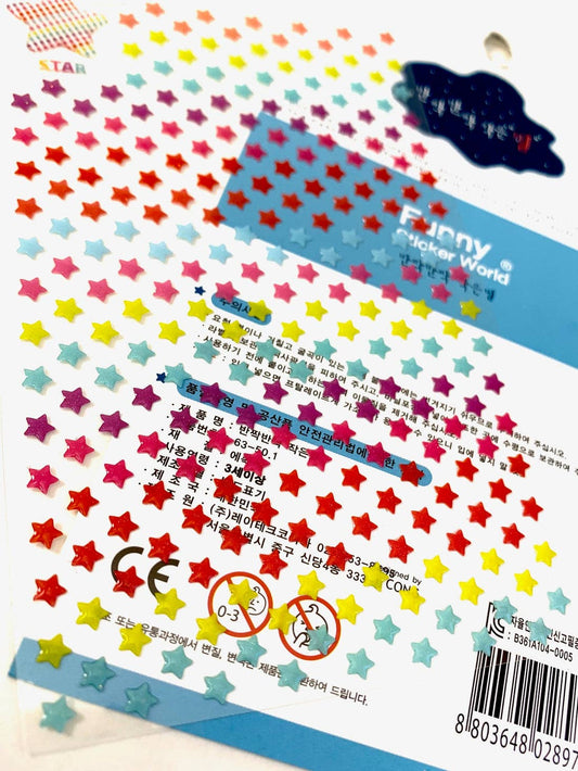 Small Stars Gel Stickers