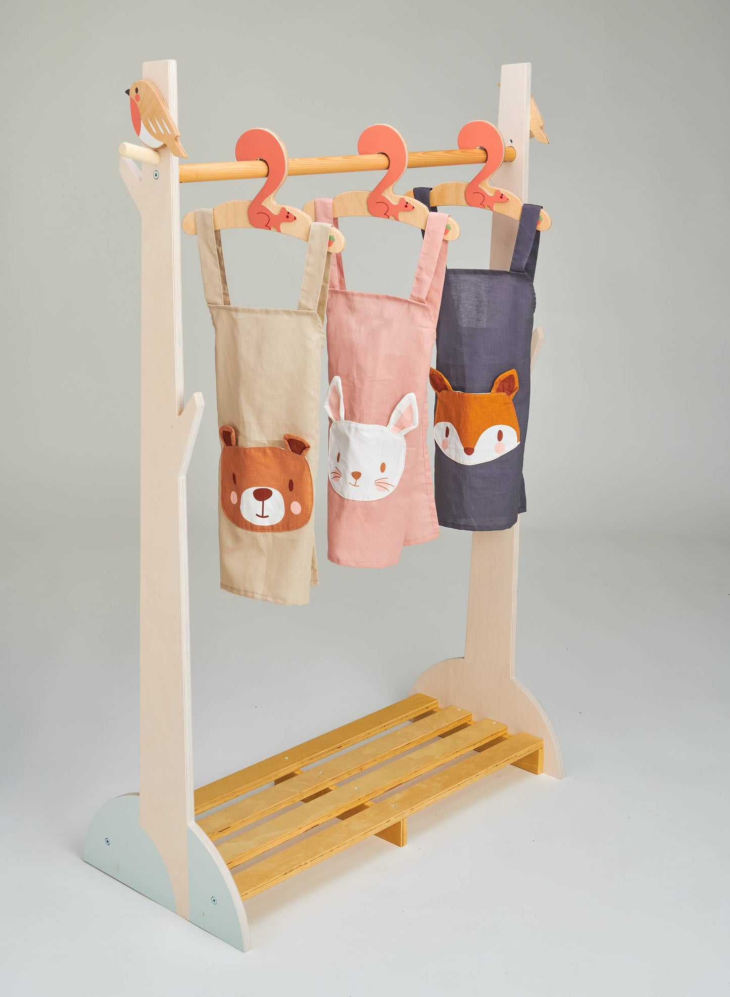 Rabbit Linen Apron For Kids