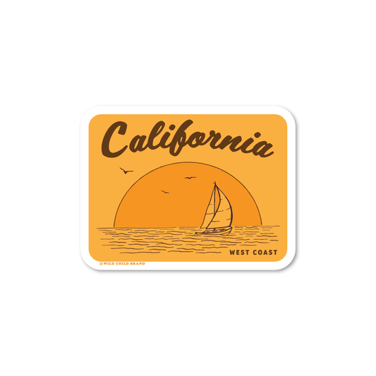 Summer Camp California Sticker