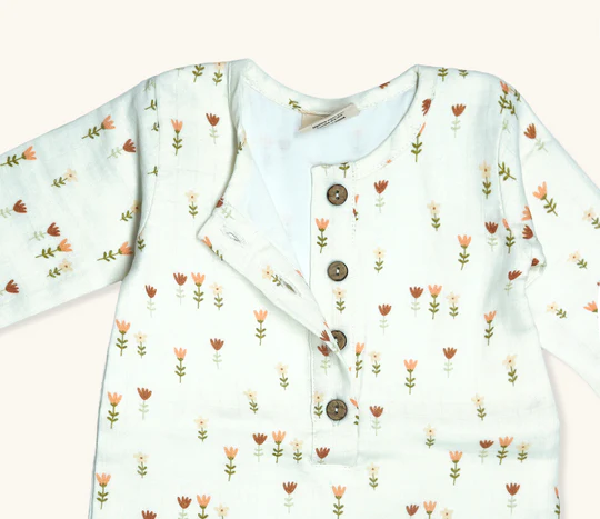 Wildflowers Classic Button Baby Jumpsuit