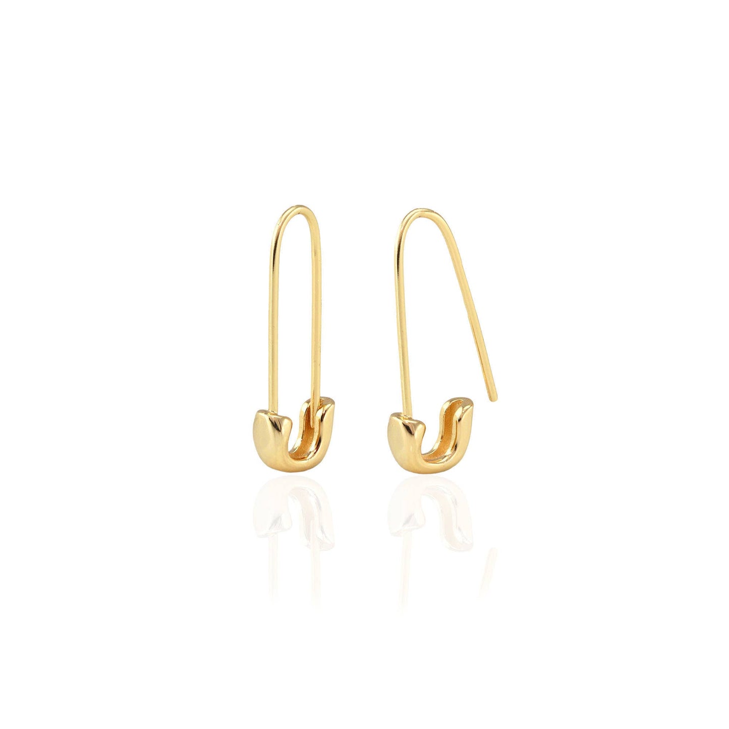 Safety Pin Hoops