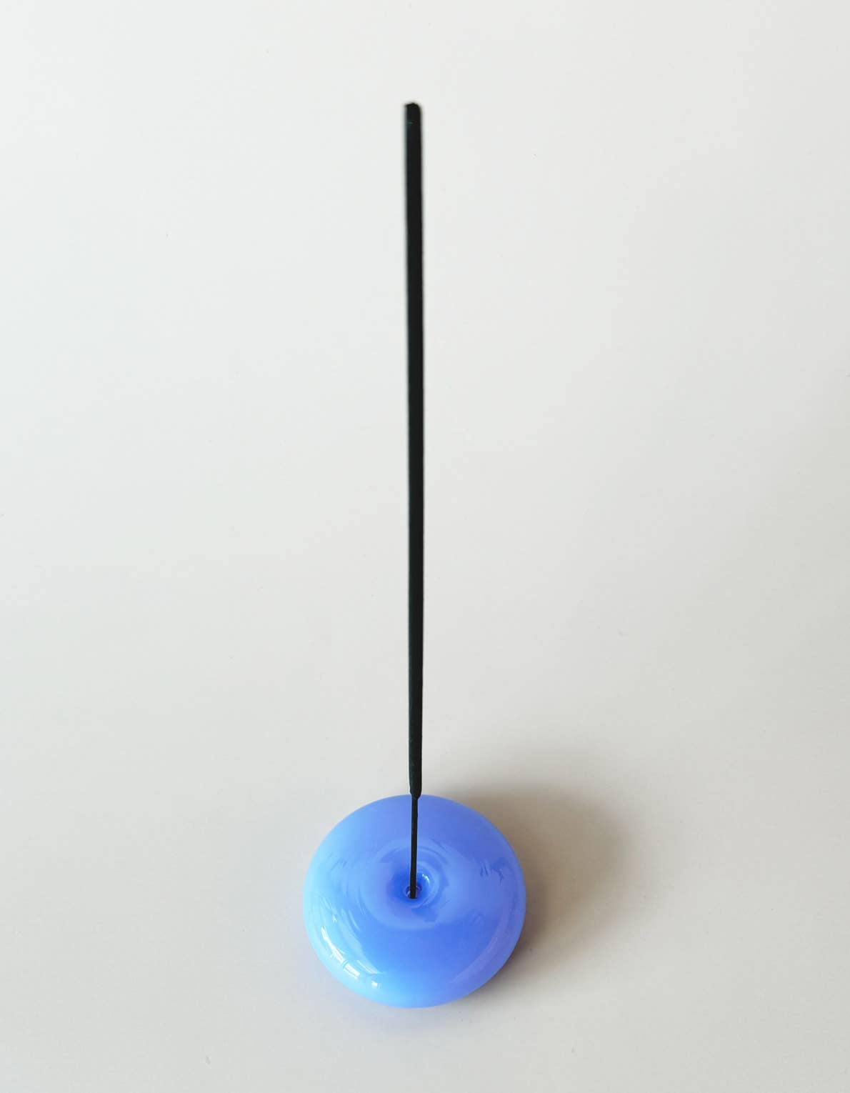 Milk Glass Bubble Incense Holder