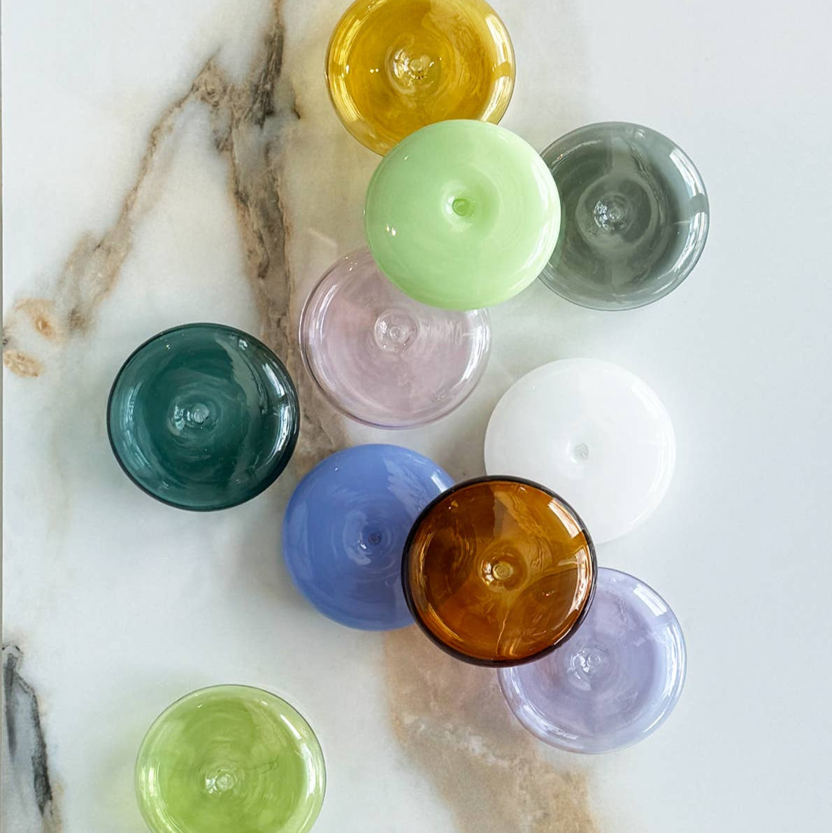 Milk Glass Bubble Incense Holder