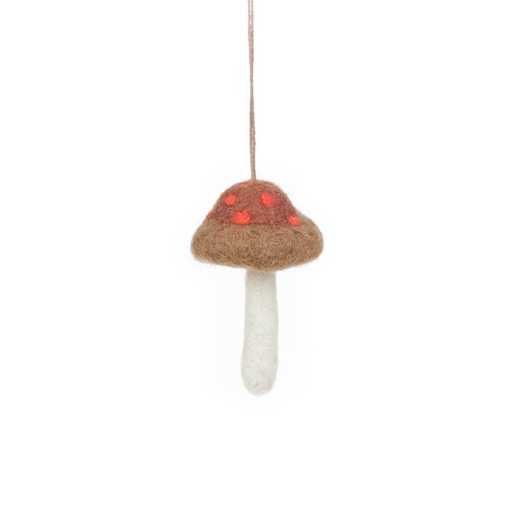 Wild Foraged Mushroom Ornaments