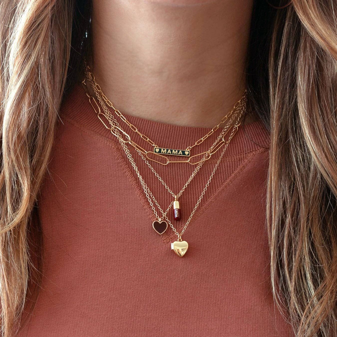 Gold Heart Locket