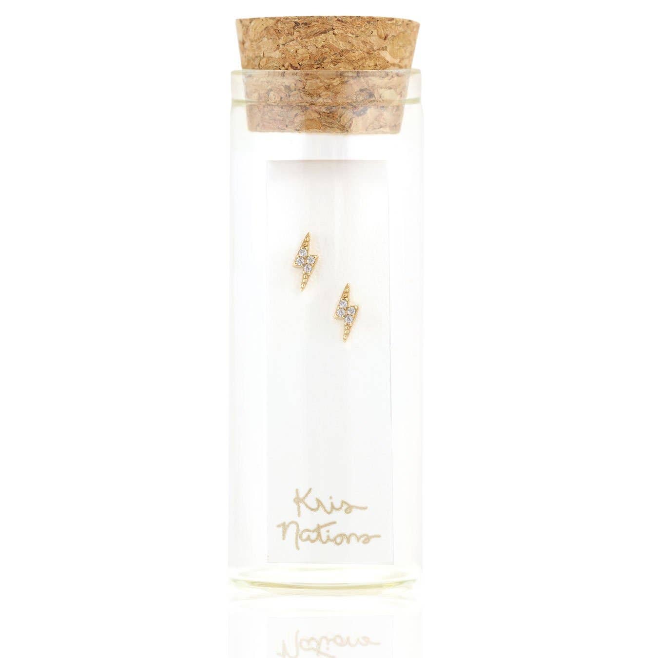 Lightning Crystal Studs