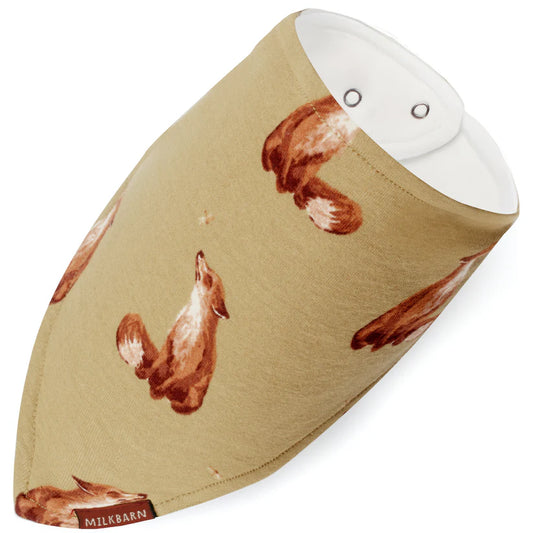 Gold Fox Kerchief Bib