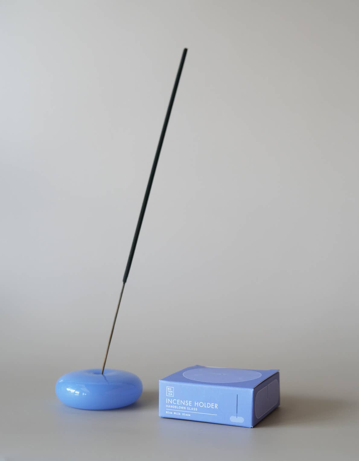 Milk Glass Bubble Incense Holder