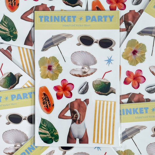 Island Girl Sticker Sheets