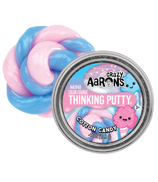 Mini Cotton Candy 2" Thinking Putty Tin