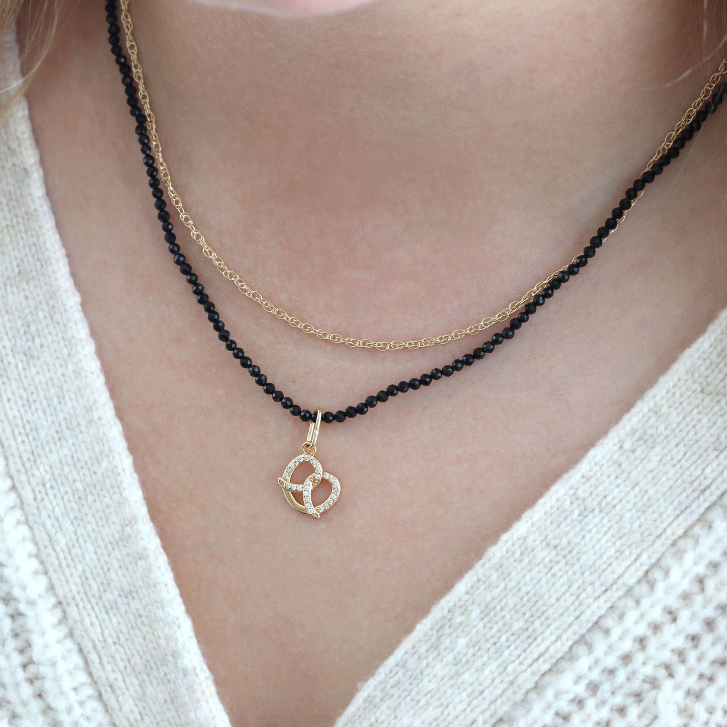 Petite Gemstone Beaded Necklaces