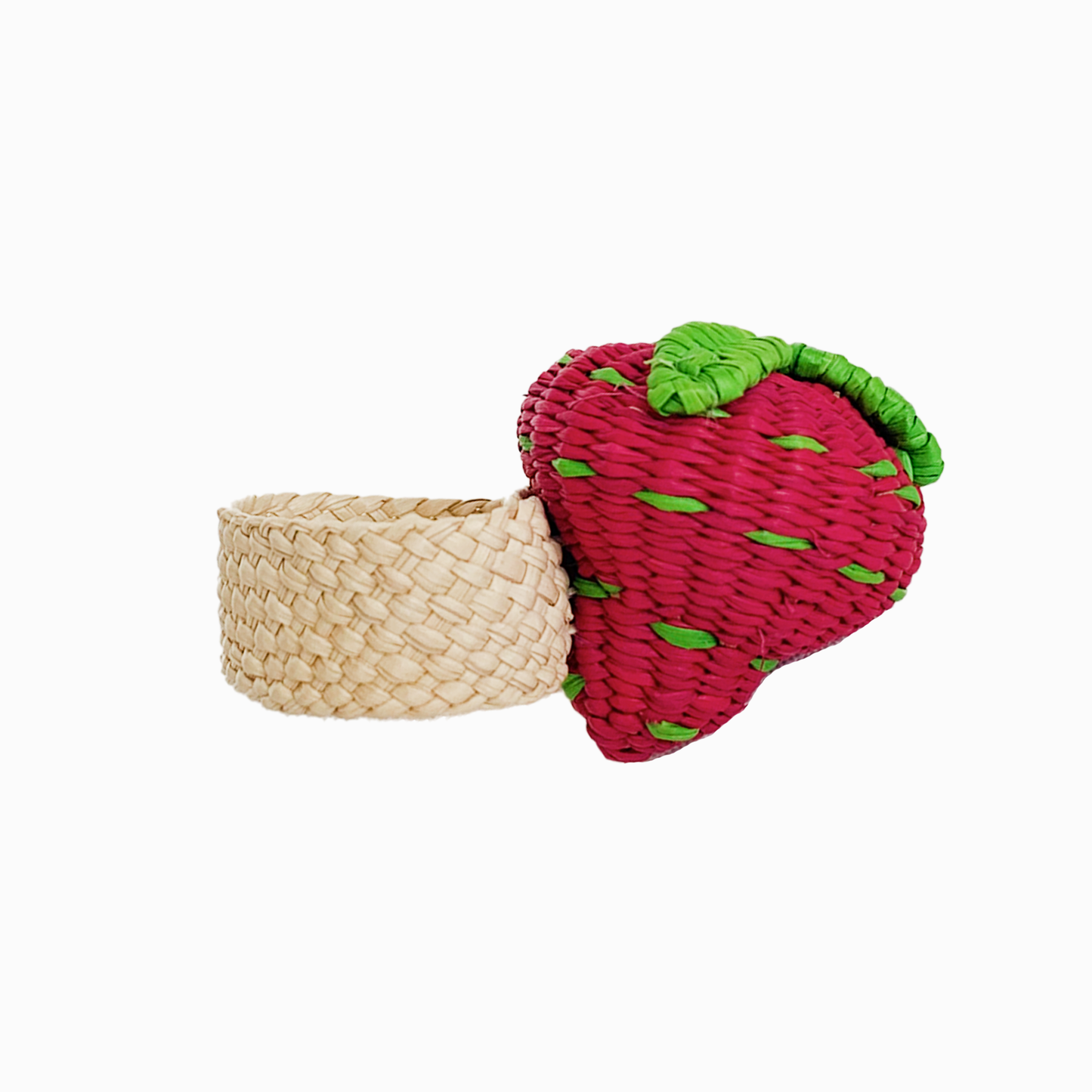 Fruit Raffia Napkin Rings