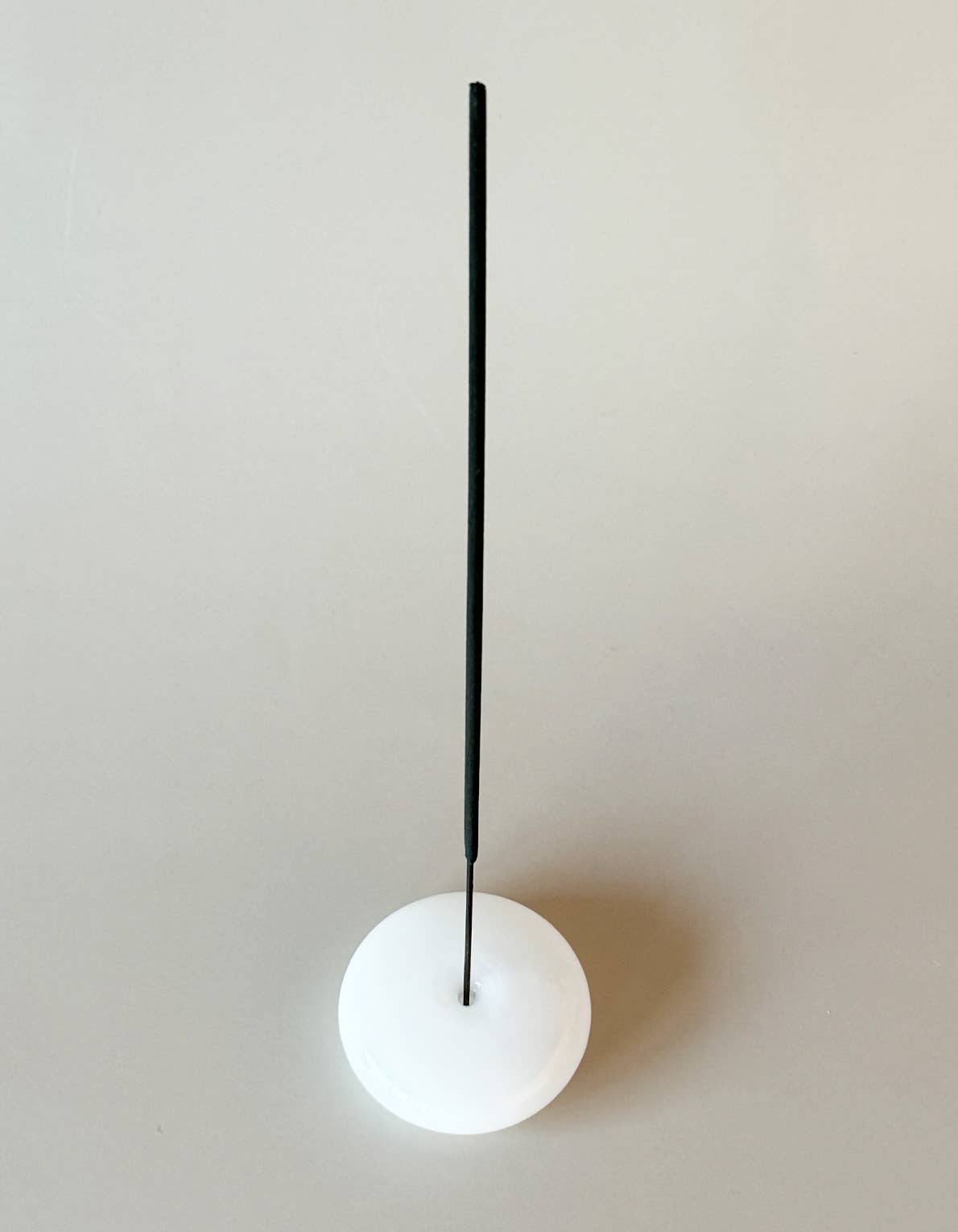 Milk Glass Bubble Incense Holder