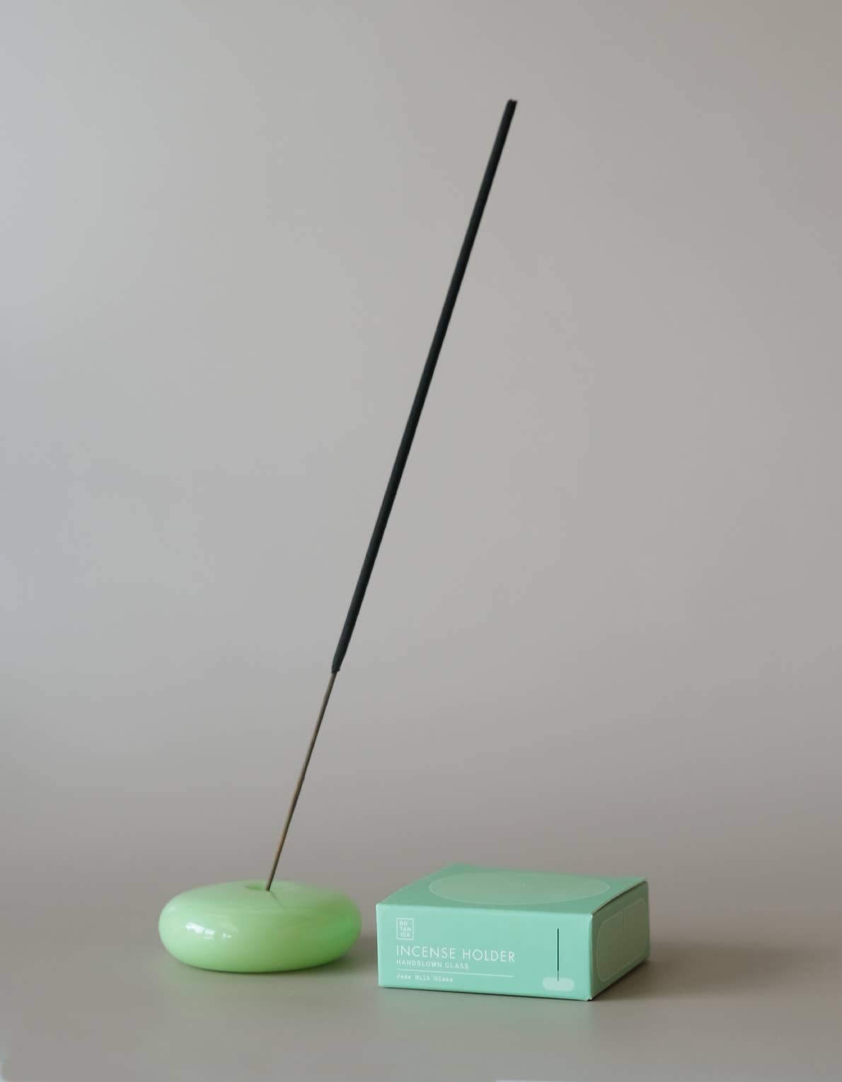Milk Glass Bubble Incense Holder