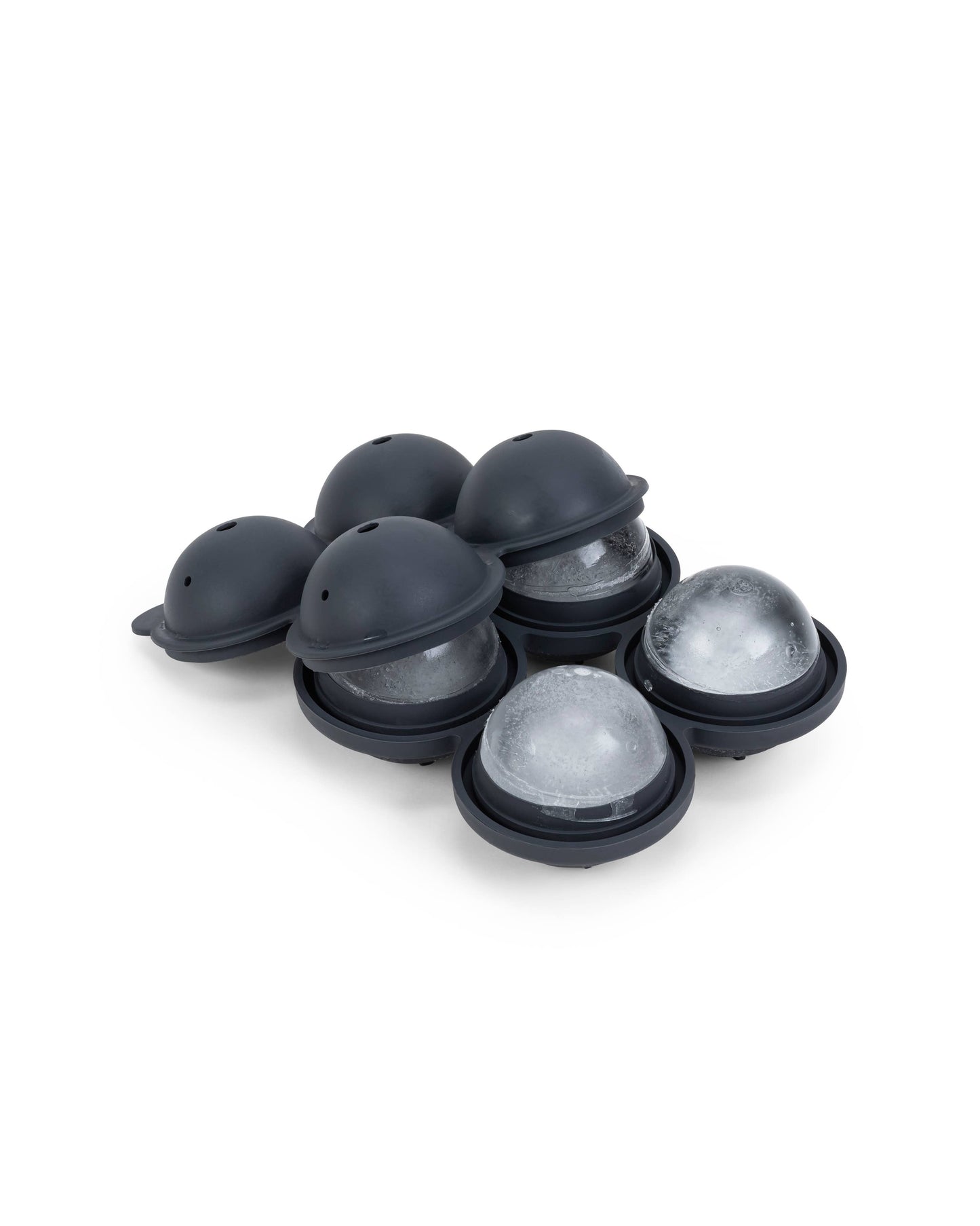 Sphere Ice Cocktail Silicone Ice Tray: Charcoal