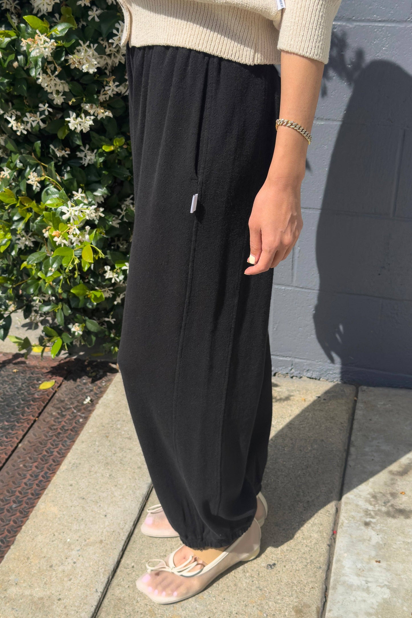 Pointelle Balloon Pants