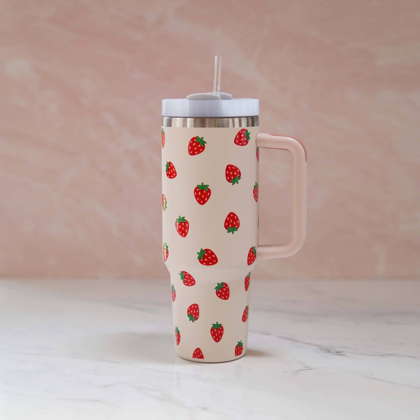 Strawberry Stainless Steel Tumbler