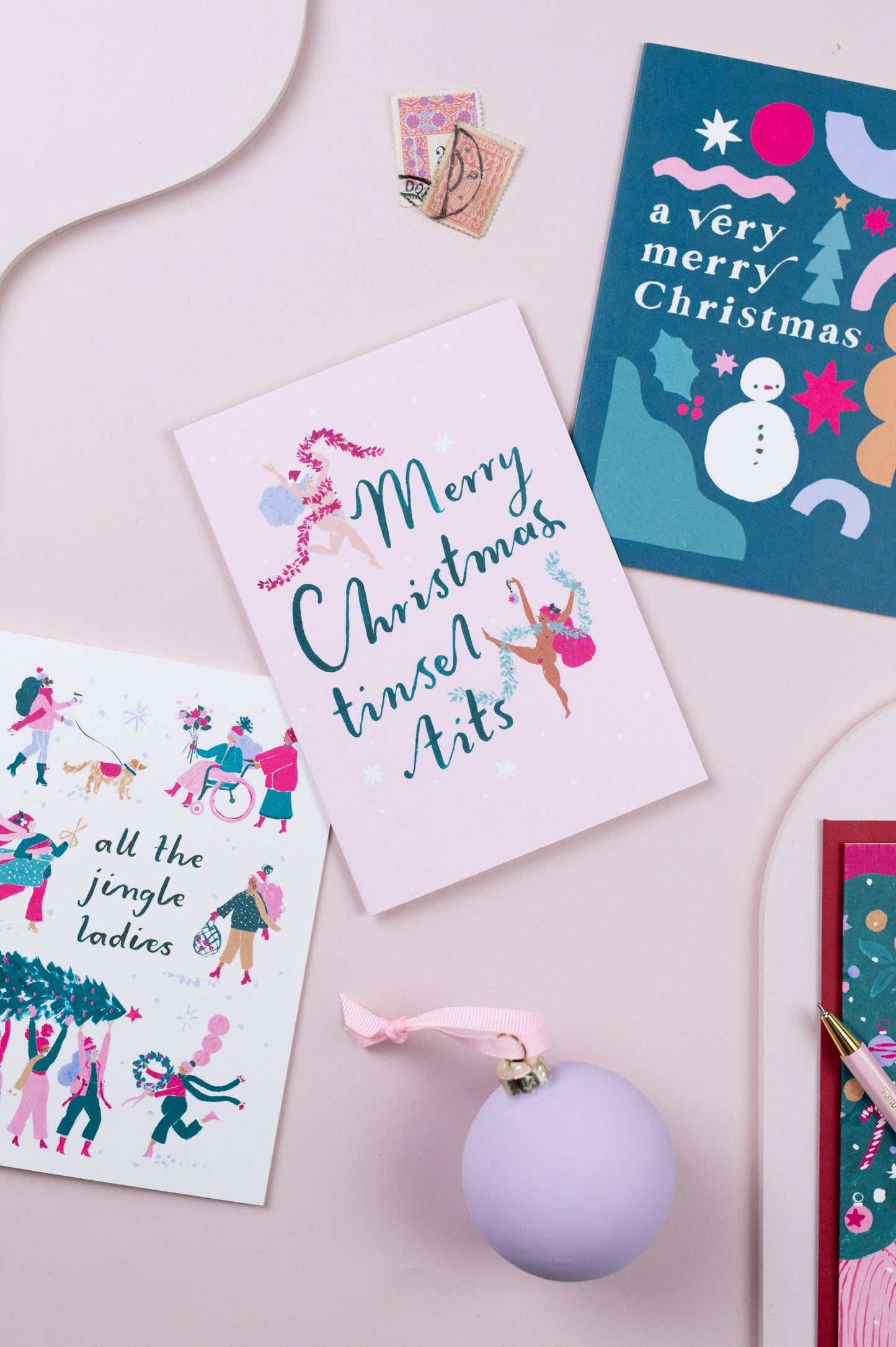 Jingle Ladies Christmas Card