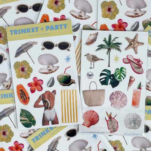 Island Girl Sticker Sheets