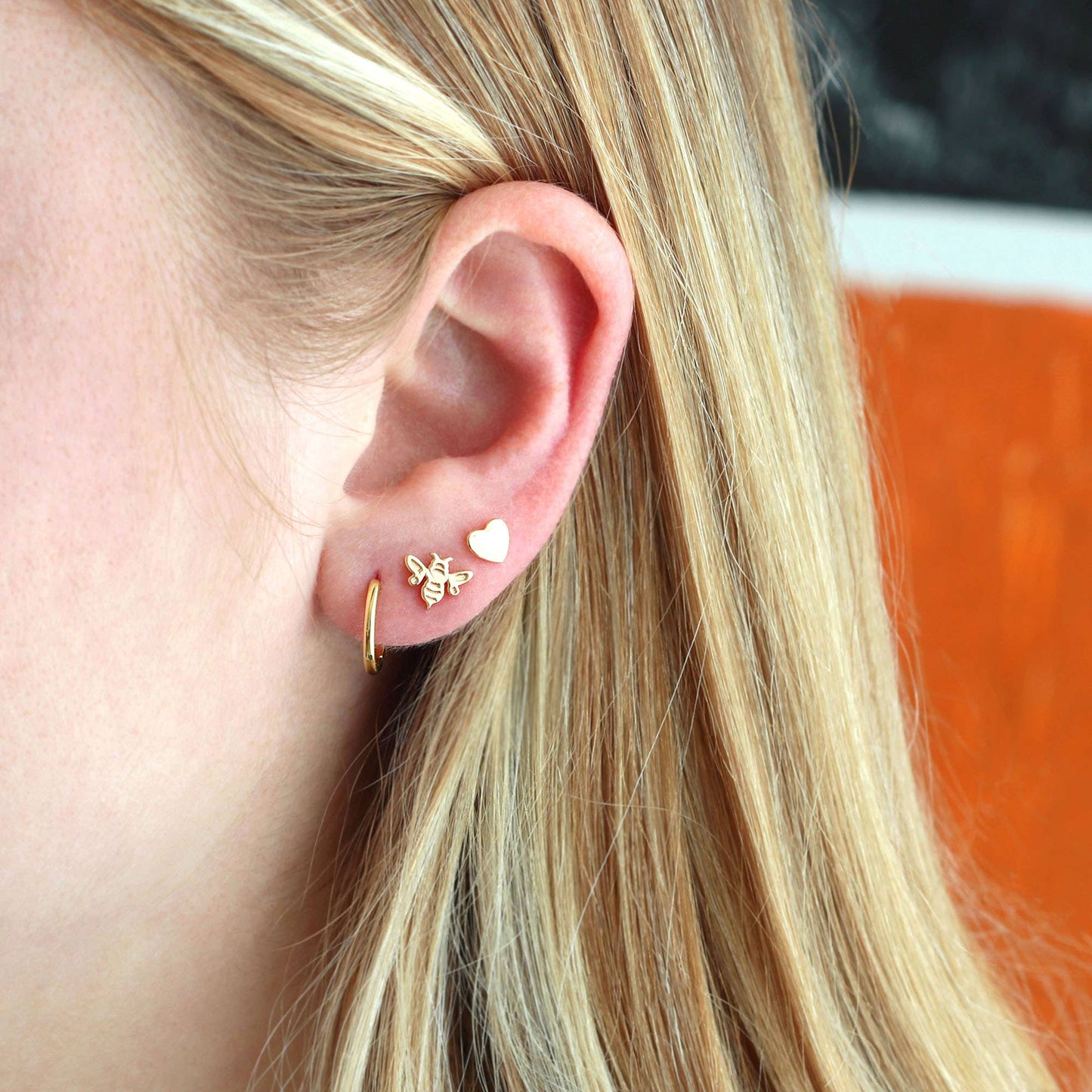 Hinged Huggie Hoops