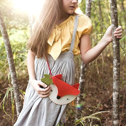 DIY Woodland Fox Felt Bag Set