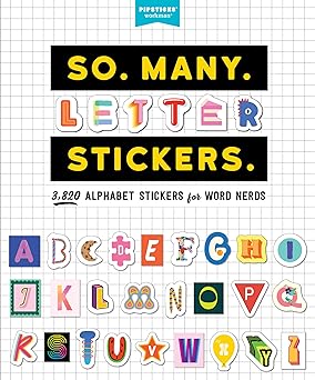 So many letter stickers