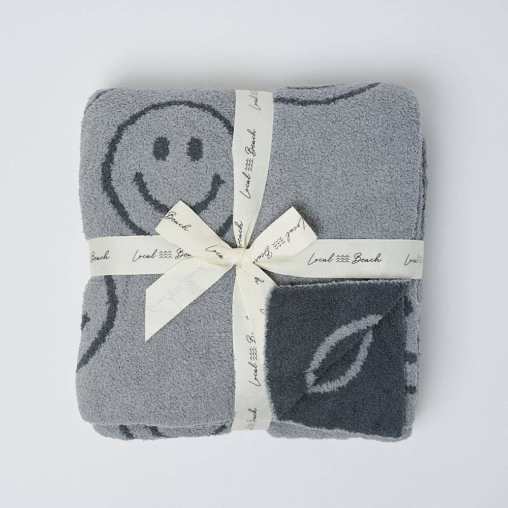 Smiley Luxe Home Blanket