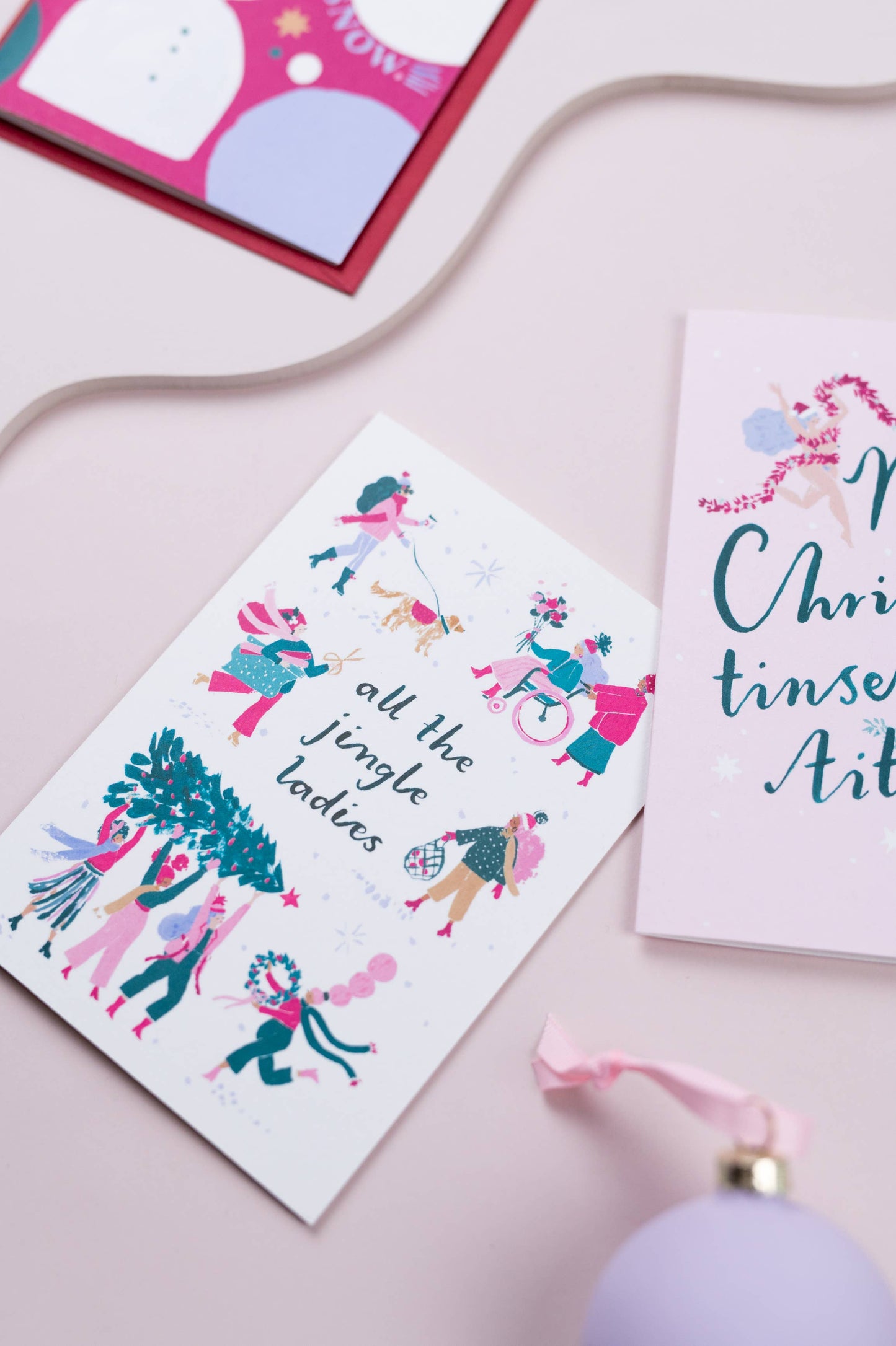 Jingle Ladies Christmas Card