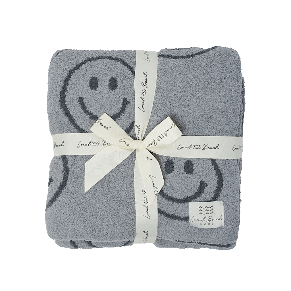 Smiley Luxe Home Blanket