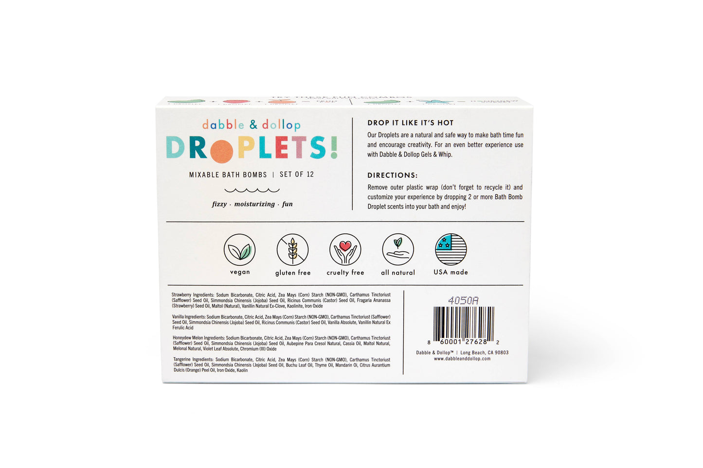 Dabble & Dollop Natural Bath Bombs