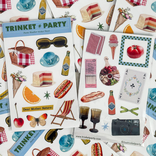 Picnic Weather Sticker Sheets