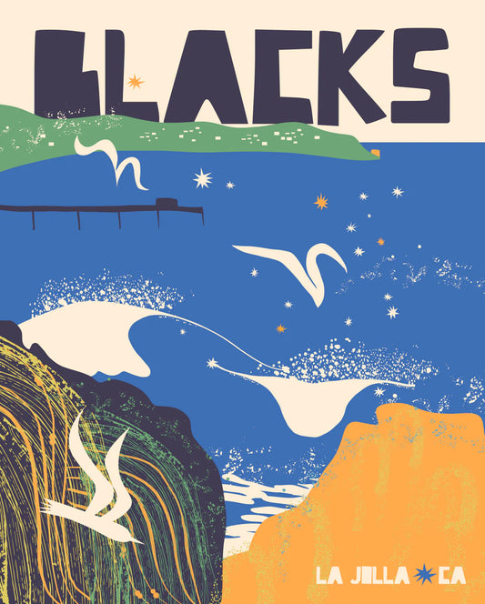 Blacks Beach Print