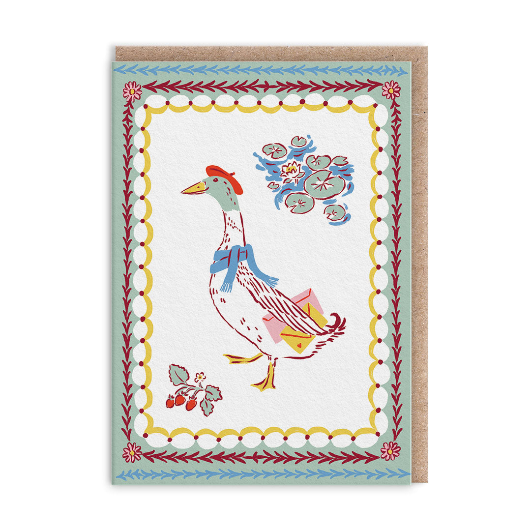 Duck Mini Greeting Card