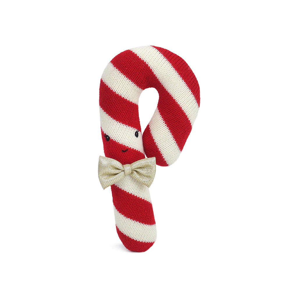 Candy Cane Knit Stuffy