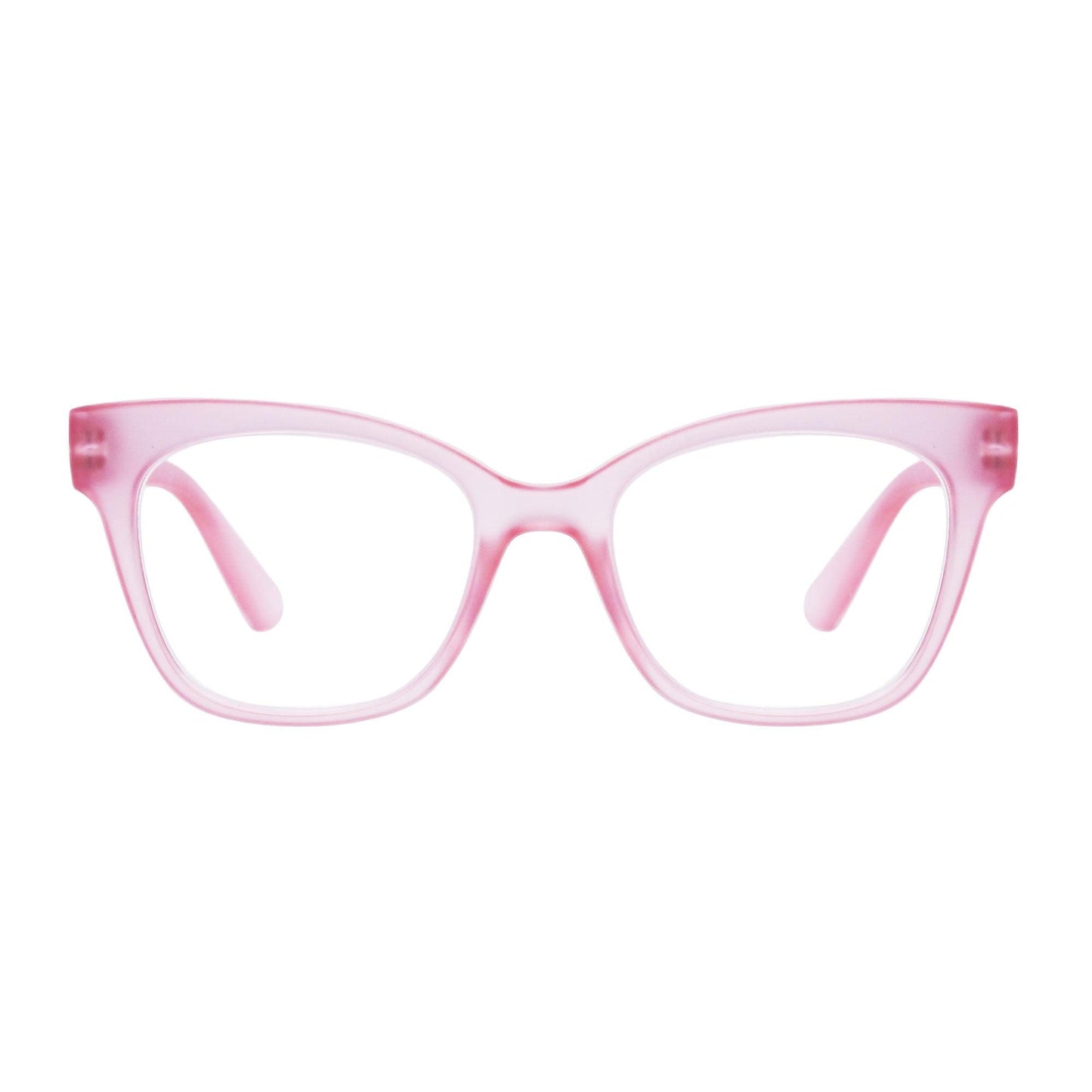 Kat Translucent Pink Glasses