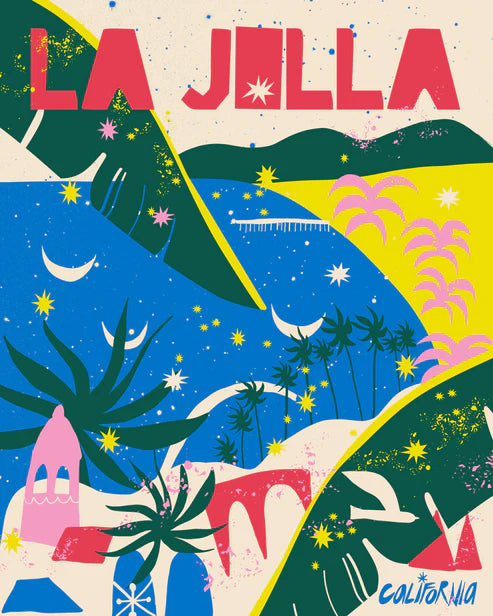 La Jolla Beach Print