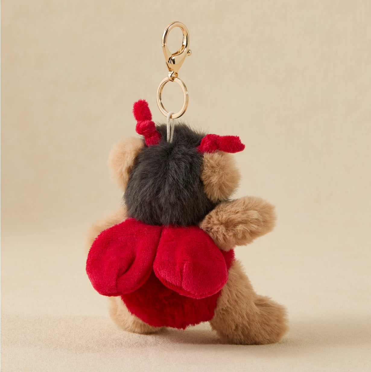 Ladybug Bear Bag Charm