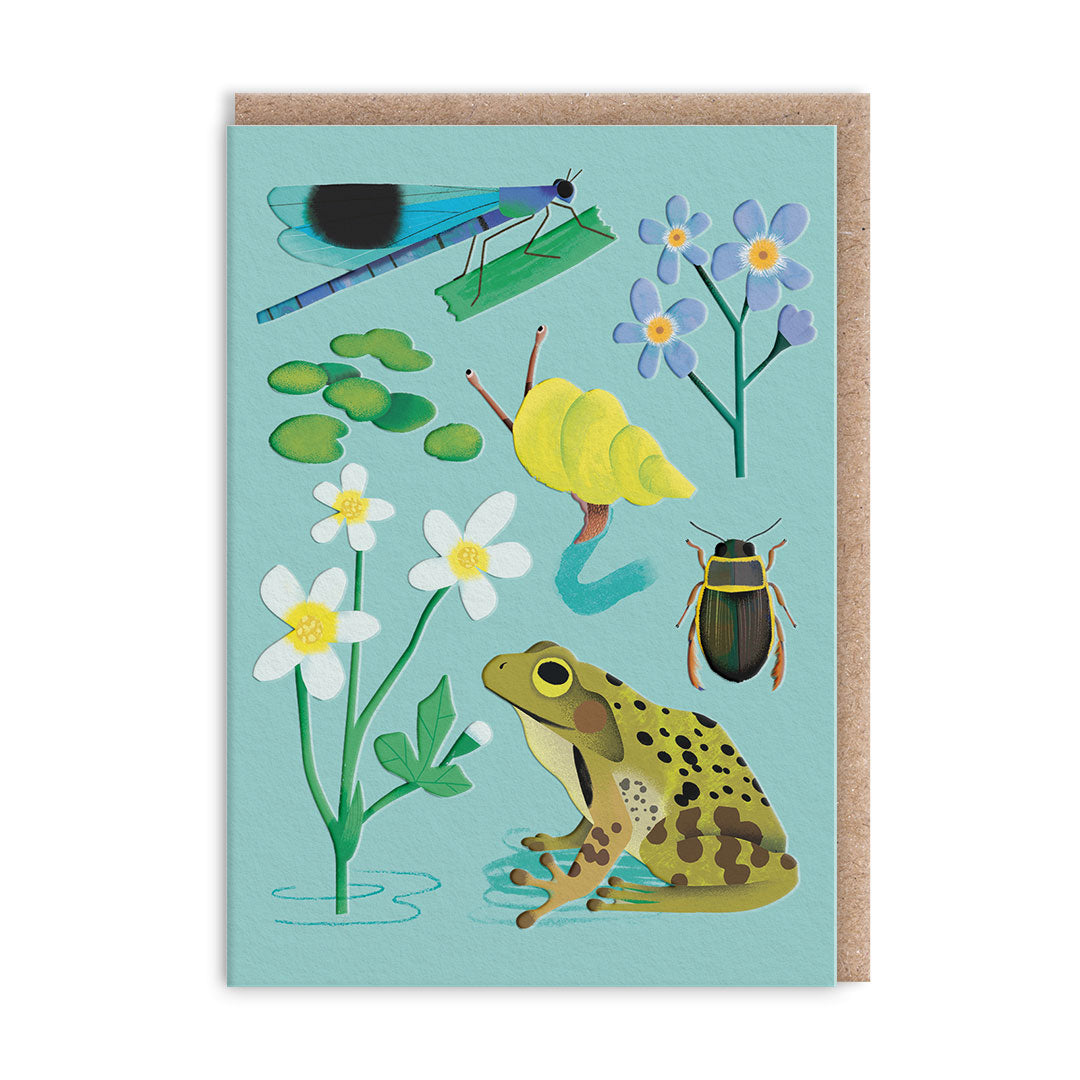 Pond Mini Greeting Card
