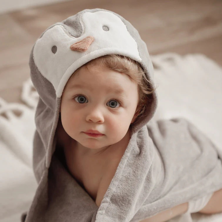 Penguin Hooded Towel