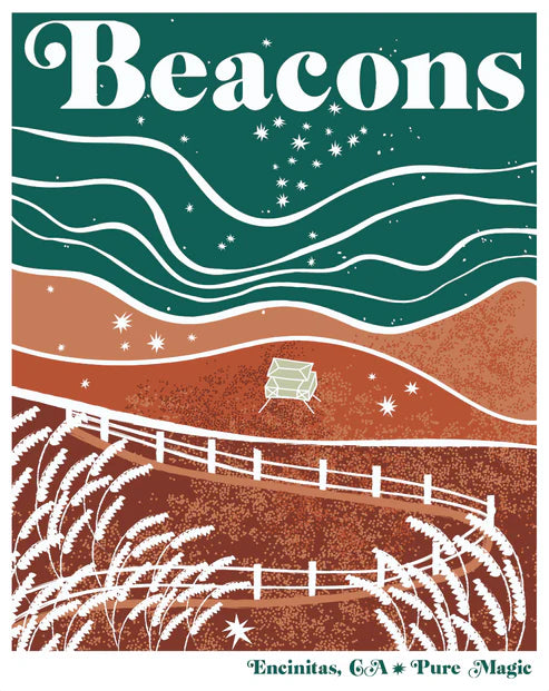 Beacons Beach Print