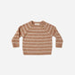 Ace Knit Sweater Cinnamon Stripe