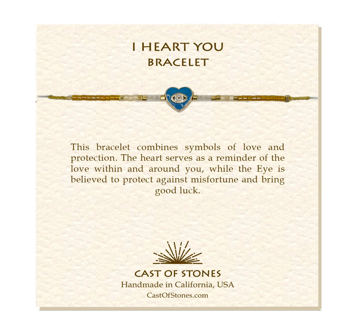 Amber I Heart You Bracelet